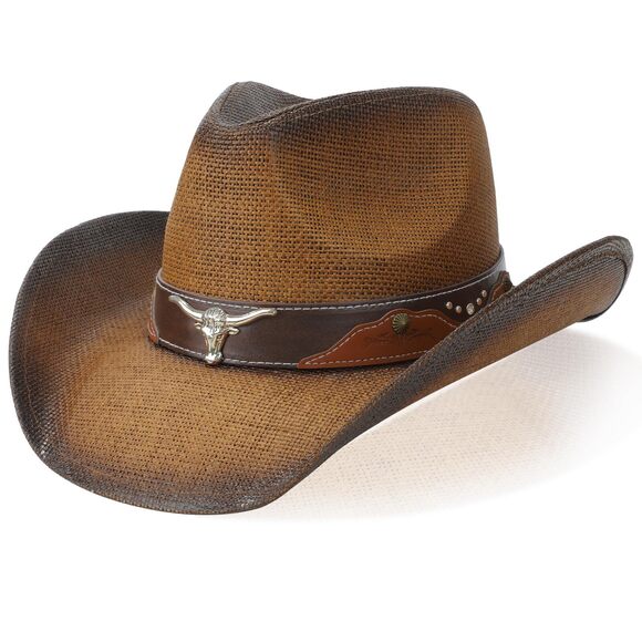 7835 Cowboy Hat,cowgirl Hat,western Hats For Women/mens/straw Wide main image 5